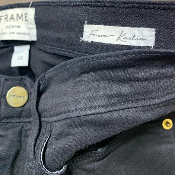 Frame Denim Forever Karlie Jeans with raw hem - Picture 5 of 8